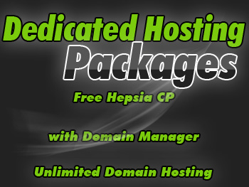 Half-priced dedicated server hosting package